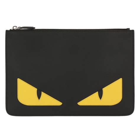 fendi pochette uomo con pelo|Pouch per Uomo .